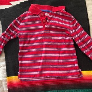 Cherokee Red and Blue Striped Kids Polo